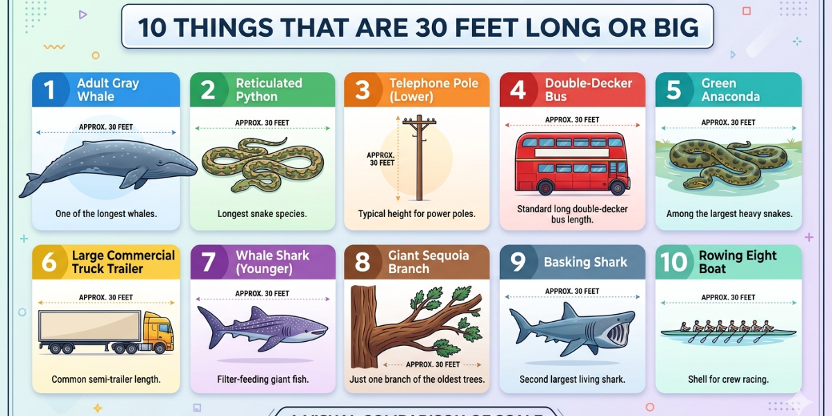 10 Things That Are 30 Feet Long or Big