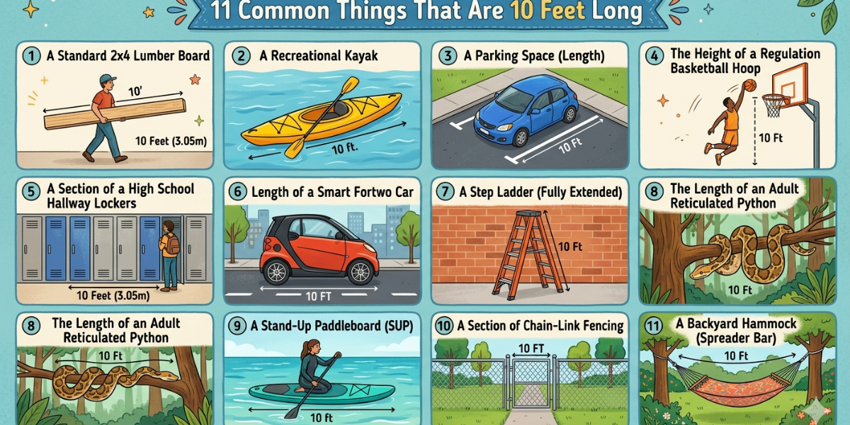 11 Common Things That Are 10 Feet Long