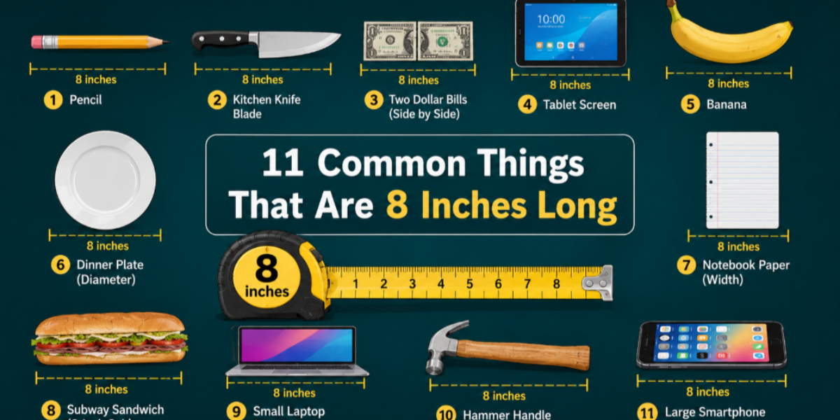 11 Common Things That Are 8 Inches Long