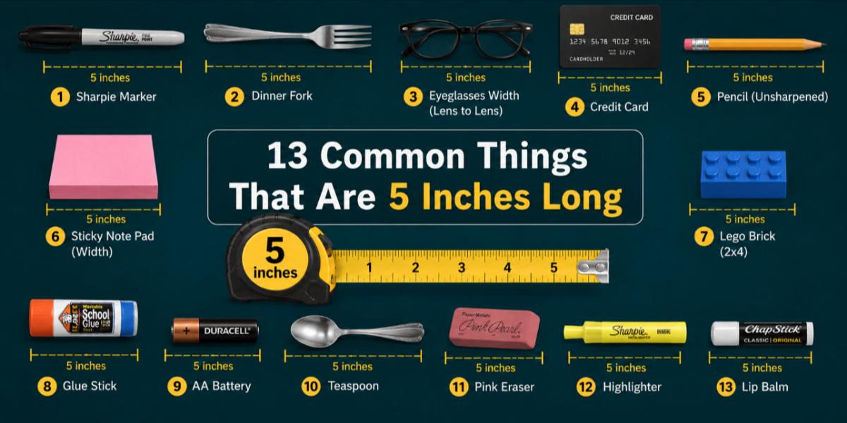 13 Common Things That Are 5 Inches Long
