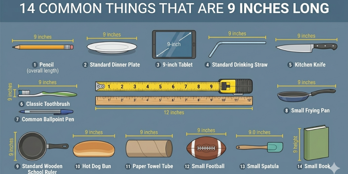 14 Common Things That Are 9 Inches Long