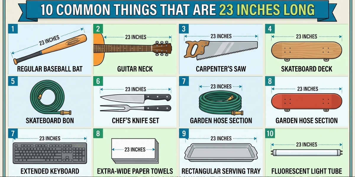 10 Common Things That Are 23 Inches Long