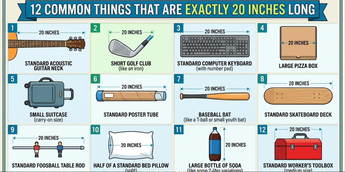 12 Common Things That Are Exactly 20 Inches Long
